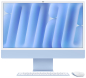 Preview: APPLE iMac 24" M4, SG, 10C CPU, 10C GPU, 24GB, 512GB, MK TID, MM, blau