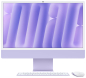 Preview: APPLE iMac 24" M4, 8C CPU, 8C GPU, 16GB, 256GB, MK, MM, violett