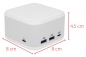 Preview: LMP USB-C PowerDock 5 Port, Dock & 130W Netzteil, silber