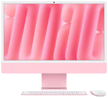 APPLE iMac 24" M4, SG, 10C CPU, 10C GPU, 24GB, 512GB, MK TID, MM, pink