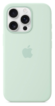 APPLE iPhone 16 Pro Silikon Case mit MagSafe, aquamarin