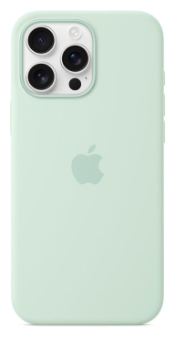 APPLE iPhone 16 Pro Max Silikon Case mit MagSafe, aquamarin