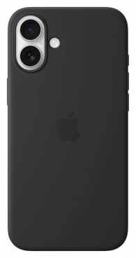 APPLE iPhone 16 Plus Silikon Case mit MagSafe, schwarz