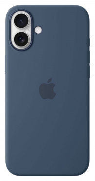 APPLE iPhone 16 Plus Silikon Case mit MagSafe, denim