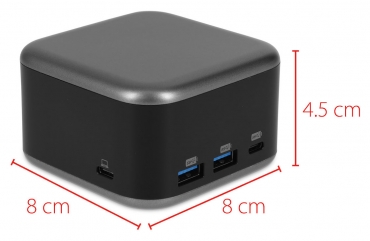 LMP USB-C PowerDock 5 Port, Dock & 130W Netzteil, schwarz