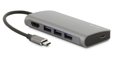 LMP USB-C Video Hub, spacegrau