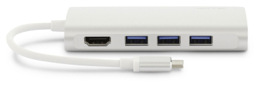 LMP USB-C Video Hub, silber