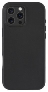 DBRAMANTE Roskilde Leder-Case mit MagSafe für iPhone 16 Pro Max, schwarz