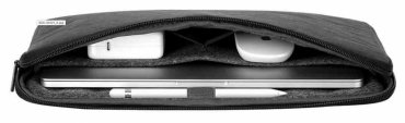 WOODCESSORIES Eco Sleeve für MacBook 13/14", schwarz