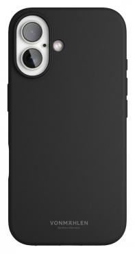 VONMÄHLEN Silikon-Case für iPhone 16 Plus, schwarz