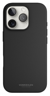 VONMÄHLEN Silikon-Case für iPhone 16 Pro Max, schwarz