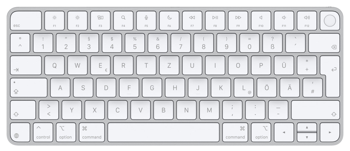 APPLE Magic Keyboard mit Touch ID für Mac Modelle mit Apple Chip - Deutsch